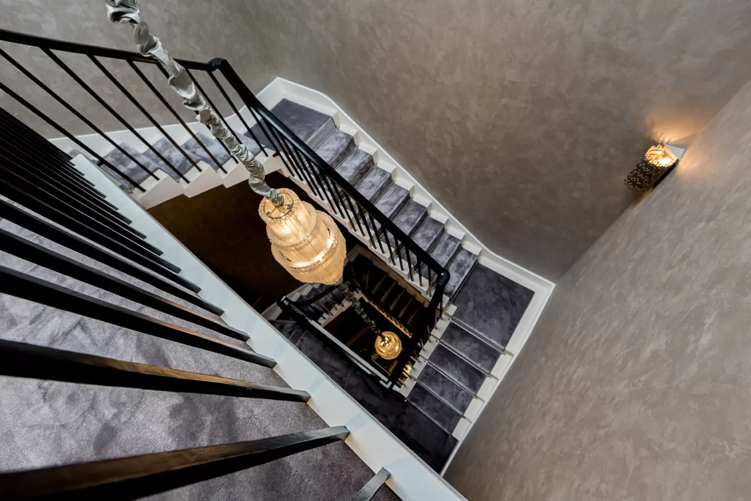 Stairwell view from above